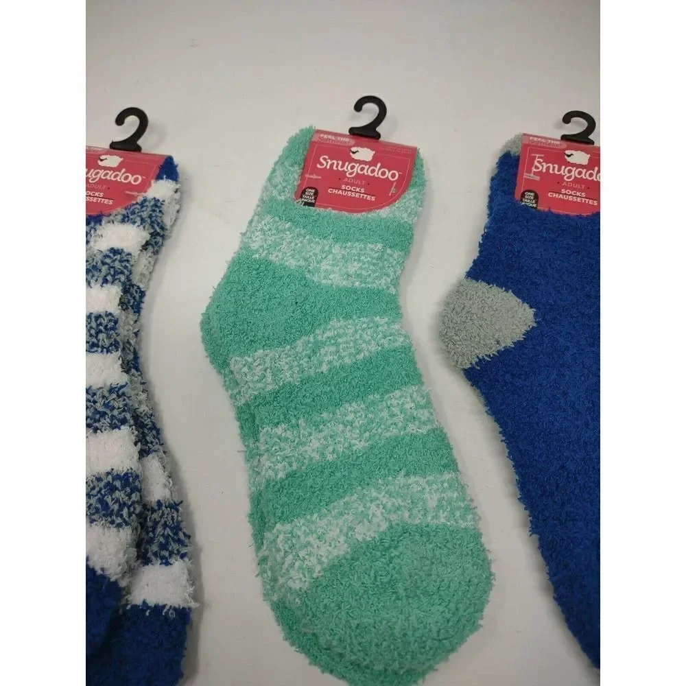 Snugadoo Super Soft, Warm, and Comfortable Adult Socks One Size Fits All - NEW
